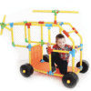 Versatile construction toy for kids with 220 pieces for creative play.
