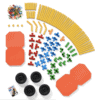 Versatile PetraPlay building set with 220 pieces for creative construction and STEM play.